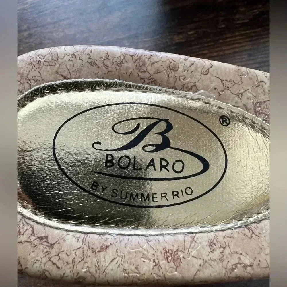Bolaro | by Summer Rio. Womens slide, wedge sandal. Size: 8